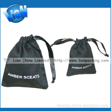 Jewelry Drawstring 100% Cotton Bag (L-069)